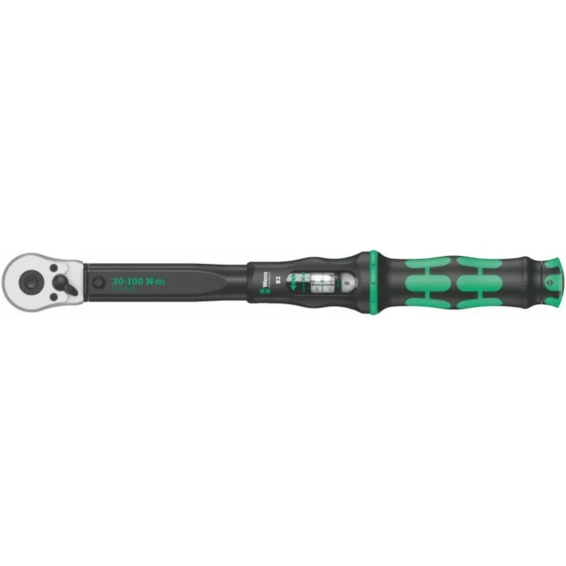 Wera Clé dynamométrique à cliquet Click-Torque B 2, 20-100 Nm, 3/8" x 20-100 Nm