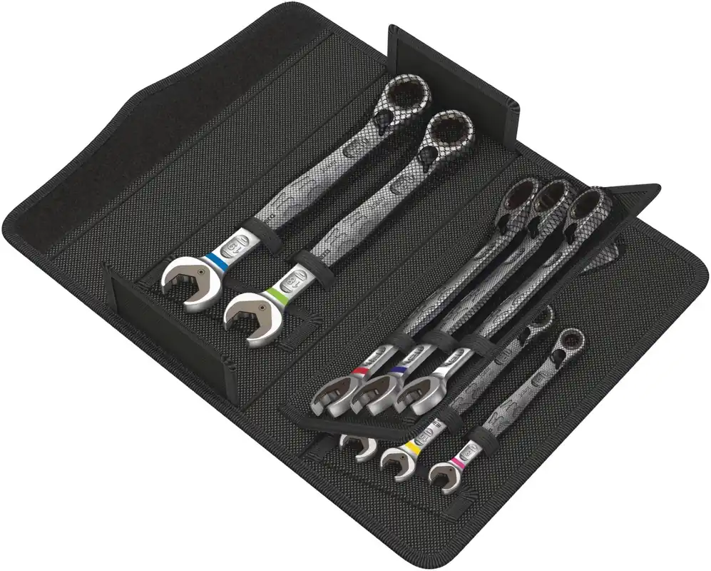 Wera 05020091001 11 pièces 6001 Joker Switch 11 Set 1 Jeu de clés à cliquet à anneaux - 8-19 mm