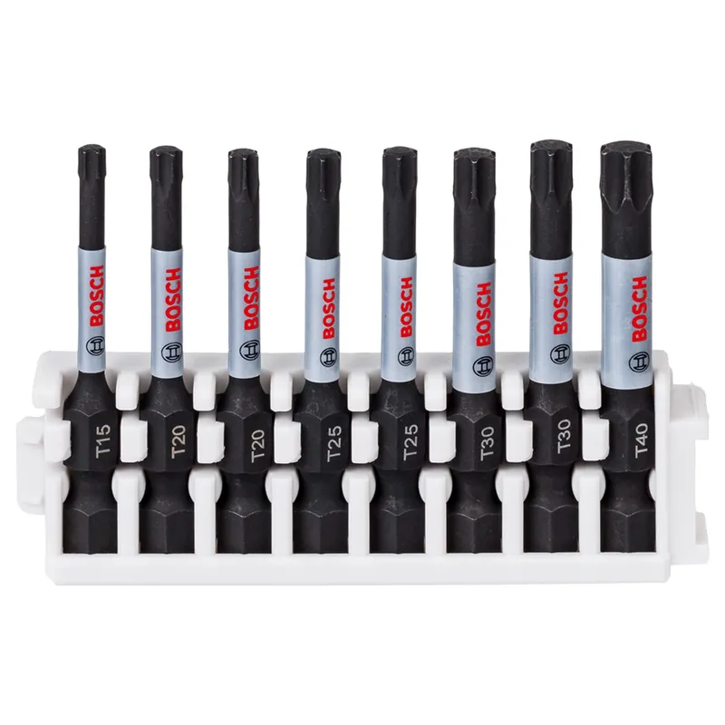 Bosch 2608522329 - Embout de vissage Impact Control T15 / T20 / T25 / T30 / T40 50 mm 8x