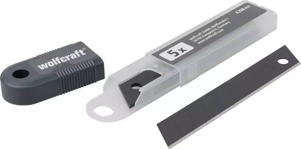 Wolfcraft 4208000 Lames de rechange pour cutters PRO SHARP - 18 mm (5 pièces)