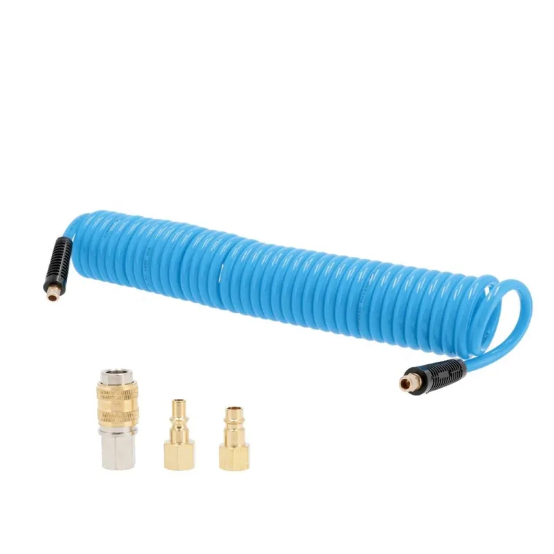 Airpress 4304225 - Tuyau Air Comprimé spiralé - PU - 10 bar - 8 x 12mm - 7,5m