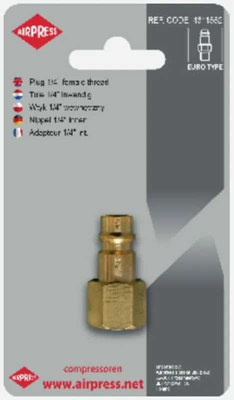 Airpress 4311552 - Raccord filetage femelle Euro 1/4"