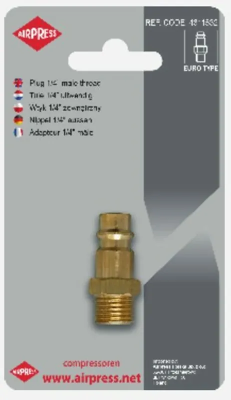 Airpress 4311535 - Raccord filetage mâle Euro 1/2"