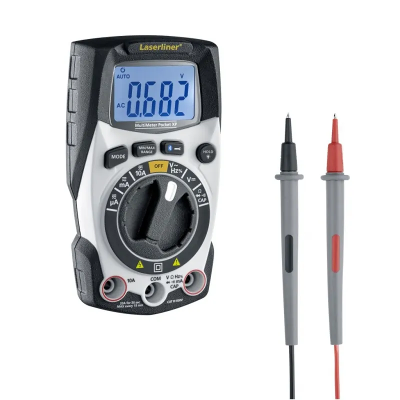 Laserliner MultiMeter Pocket XP Multimètre numérique compact - CA/CC 600 V & 10 A