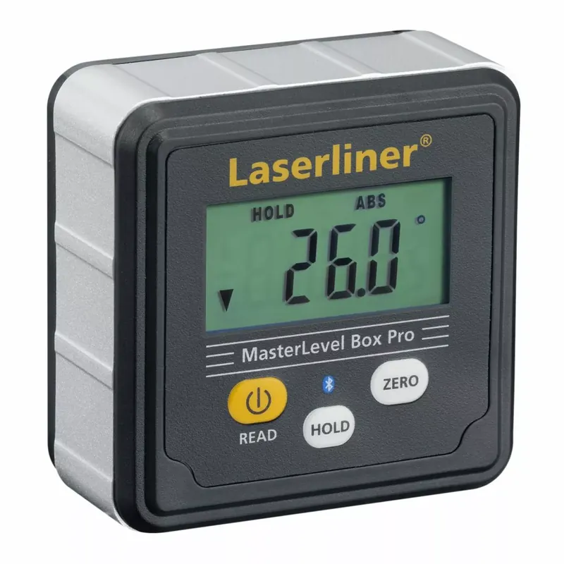 Laserliner MasterLevel Box Pro Niveau à bulle numérique - magnétique - Bluetooth - 59 mm