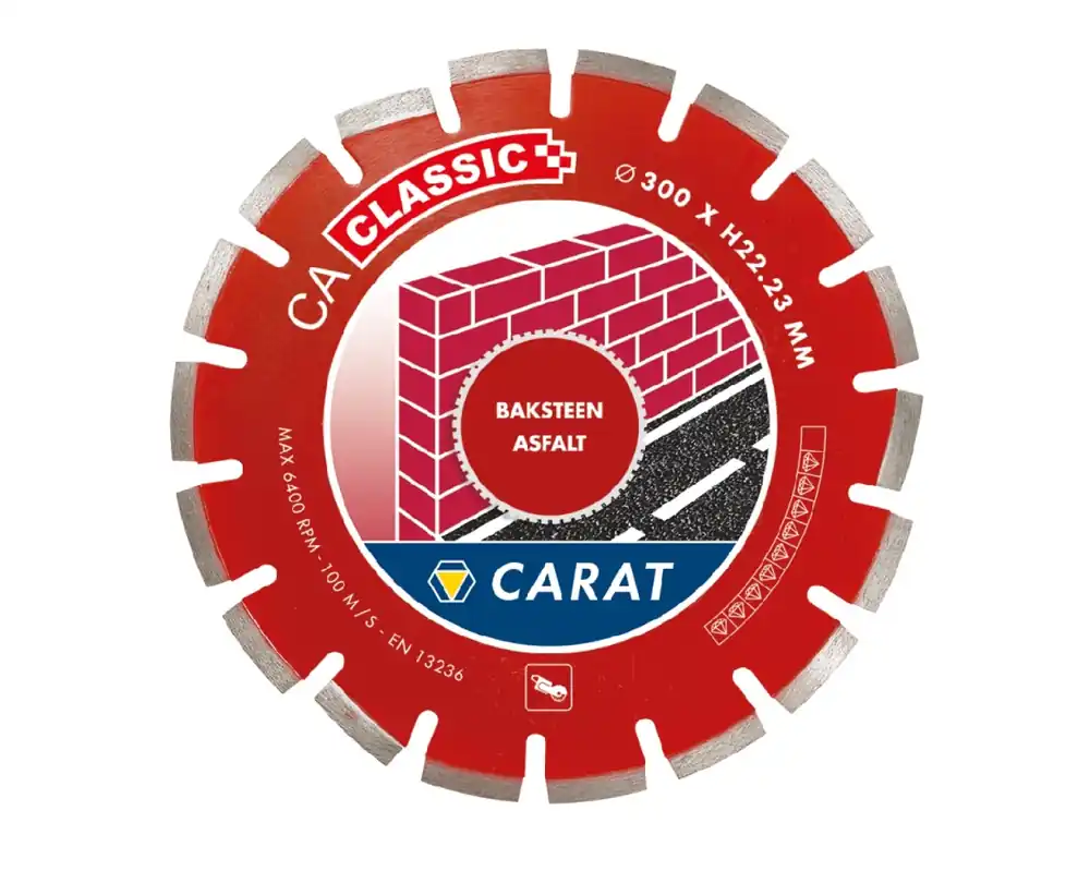 Carat CAC3002000 Lame de scie diamantée pour coupe à l‘eau - 300 x 20mm - Béton