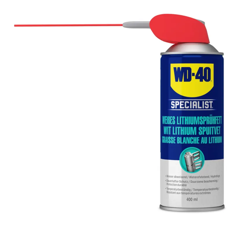 WD-40 49390/25NBA - Specialist Graisse Blanche au Lithium 400ml Smart Straw x1