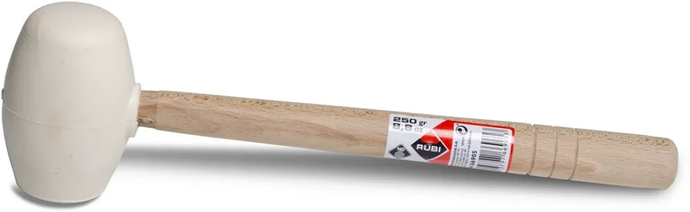 Rubi - Maillet en caoutchouc BLANC 250 g