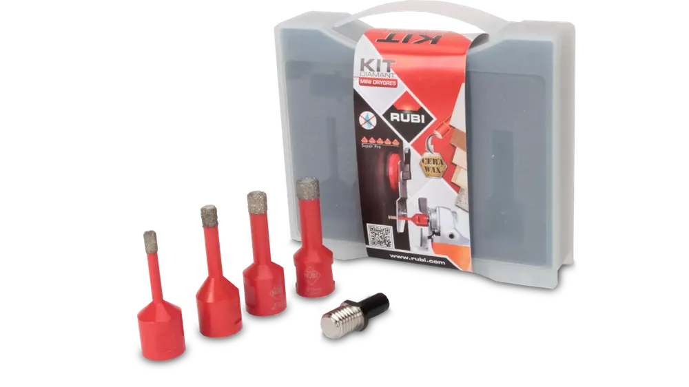 Rubi - Kit trépans MINI DRYGRES