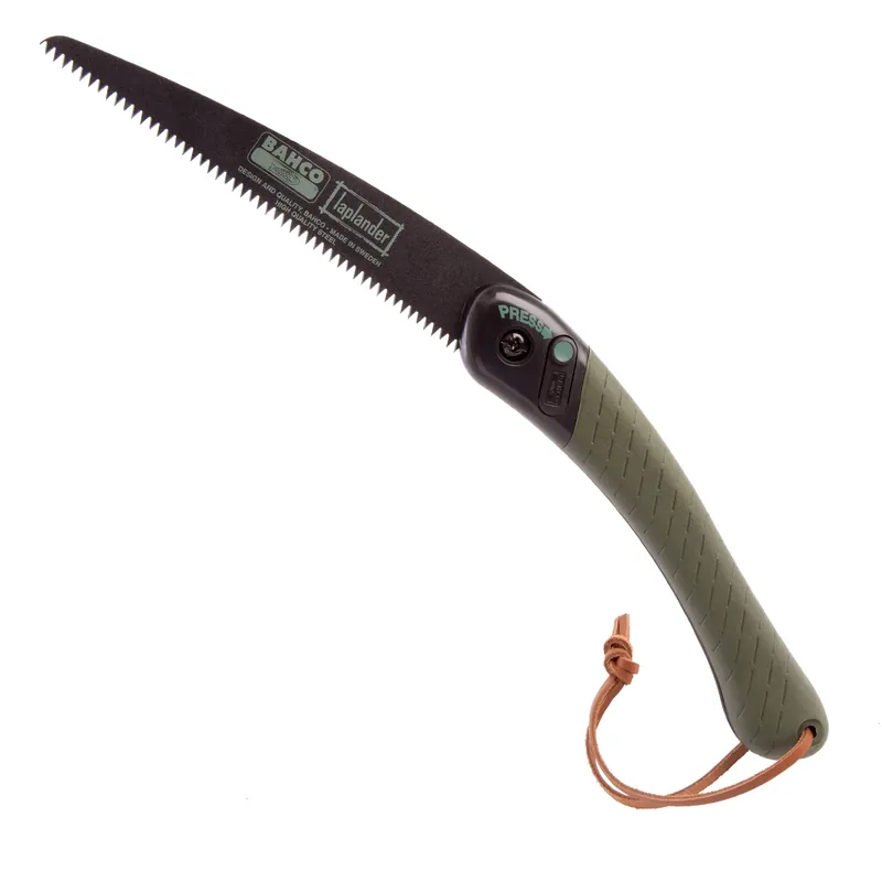 Bahco 396-LAP - Scies repliables avec manche bi-matière pour le sciage de bois dur, de plastique et d‘os