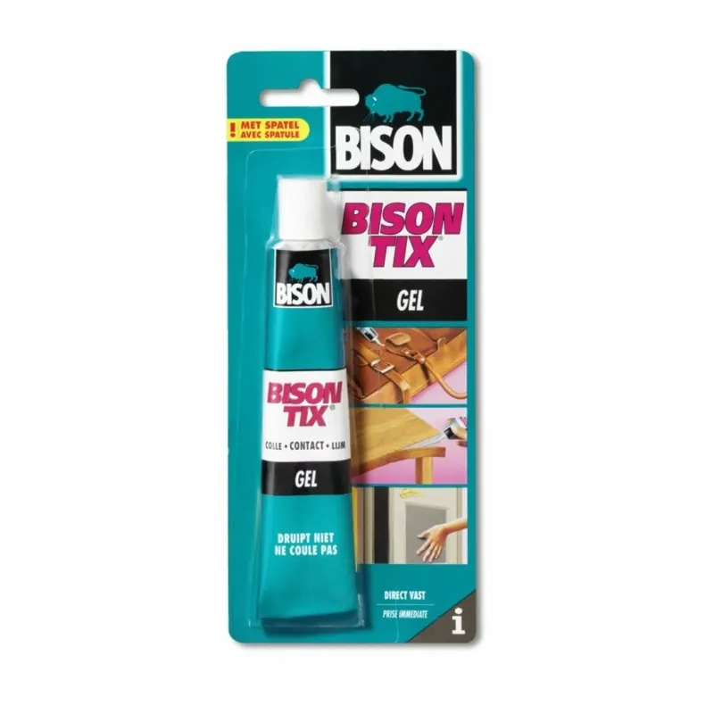 Bison 6305947 Bison Tix Colle de contact - Gel - Tube - 100ml