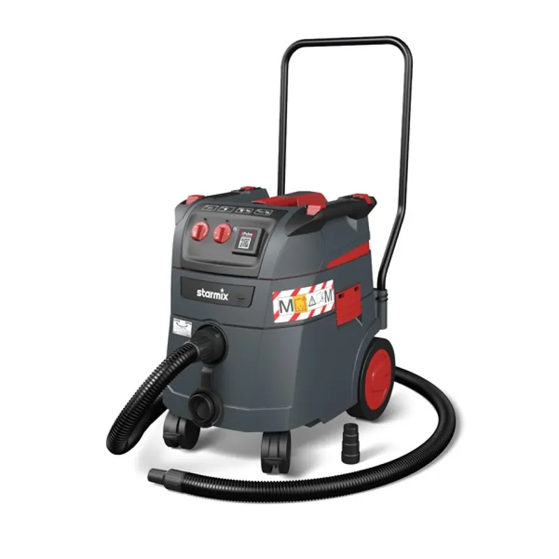 Starmix iPulse M-1635 Safe Plus Aspirateur tout usage / aspirateur de bâtiment avec guidon - 1600W - Classe M - 35L