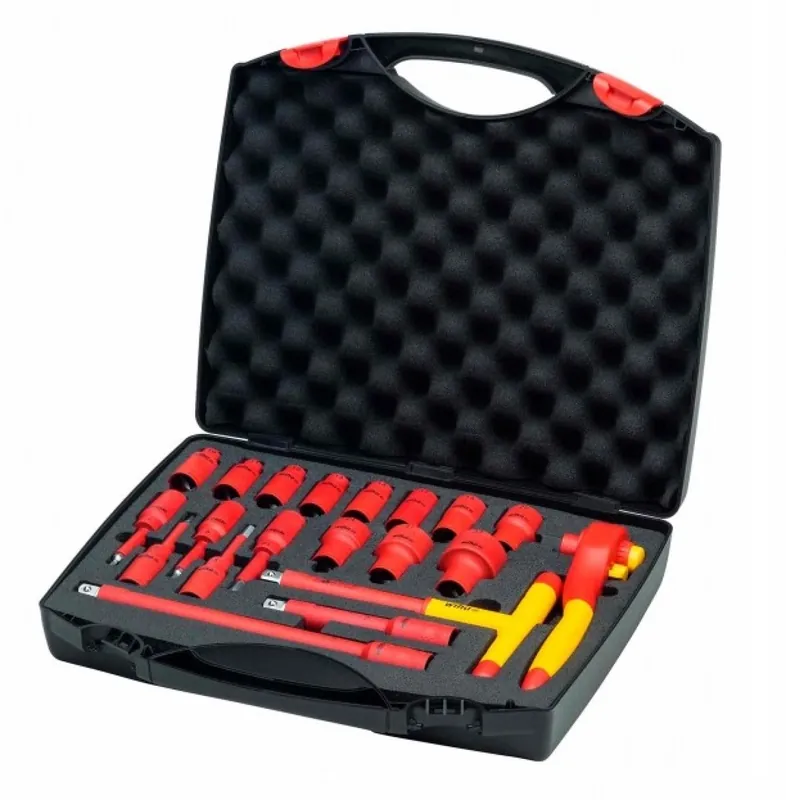 Wiha 43024 Jeu de clés à cliquet isolées - 20 pcs - dans un coffret