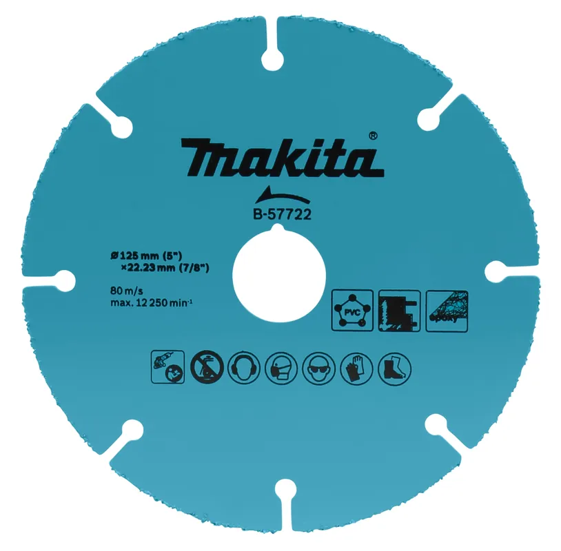 Disque à tronçonner Makita B -57722 - 125 x 22,23 mm - bois