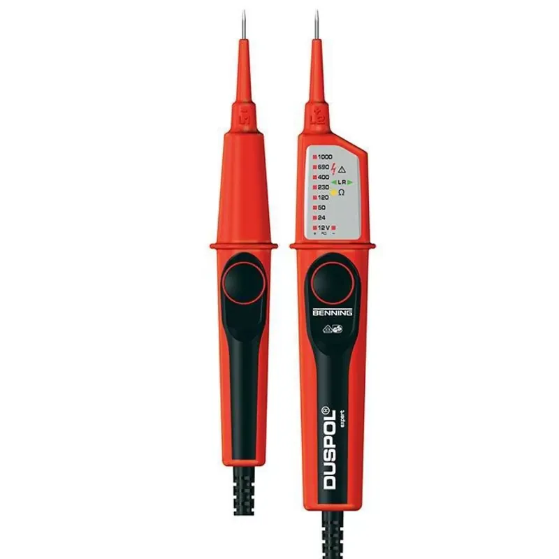 Benning 44050262 DUSPOL Expert - Testeur de tension - deux pôles - AC/DC 1000V