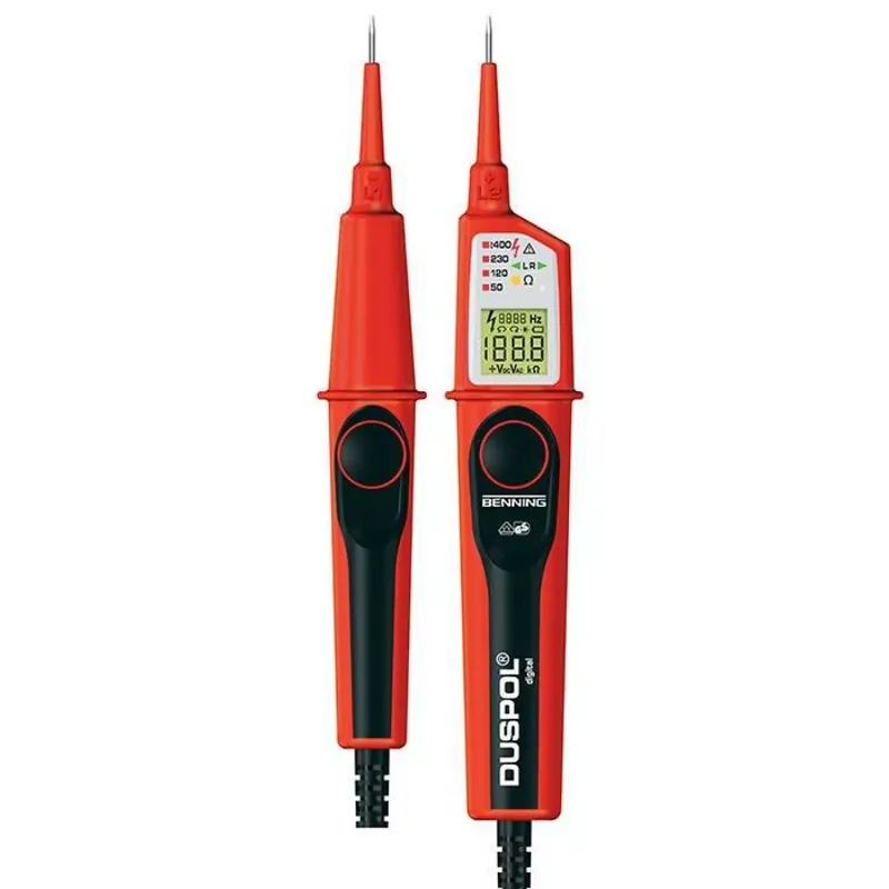 Benning 44050263 DUSPOL Digital - Testeur de tension bipolaire - AC 1000v / DC 1200V