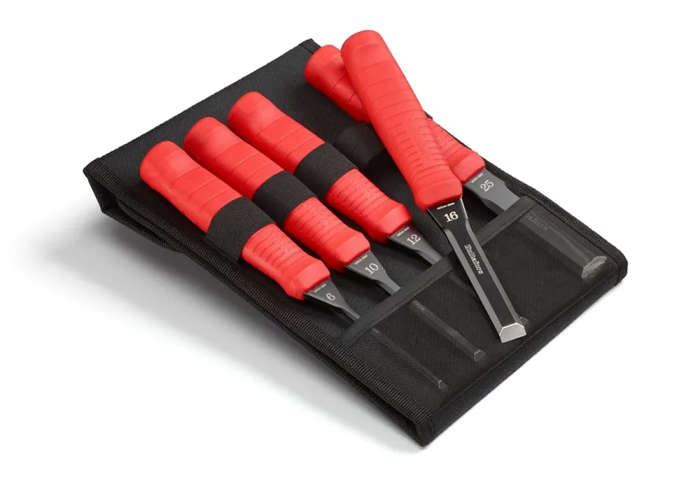 Hultafors - Set de burins EDC dans pochette - 6/10/12/16/25mm