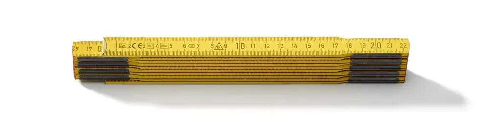 Hultafors P606G DU Mètre pliant - Bois - Jaune - 2 m