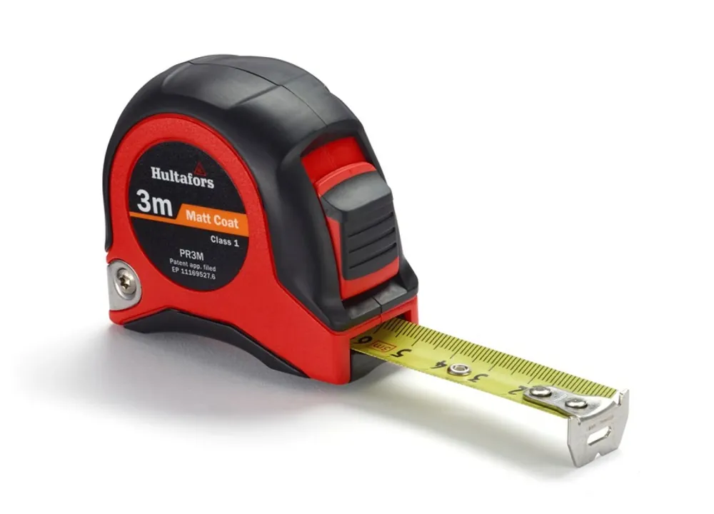 Hultafors 350103 PR 3M Ruban à mesurer - Acier - 3m x 19mm - Jaune