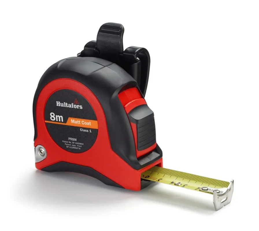 Hultafors PR 8M Mètre à ruban en acier - 8 m x 25 mm