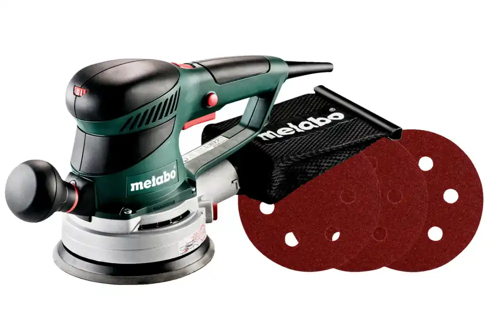 Metabo SXE 450 TurboTec Ponceuse excentrique avec papier abrasif - 350W - 150mm - variable