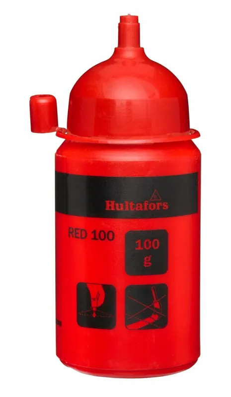 Hultafors 652423 Red 100 Craie à impact - Rouge - 100gr