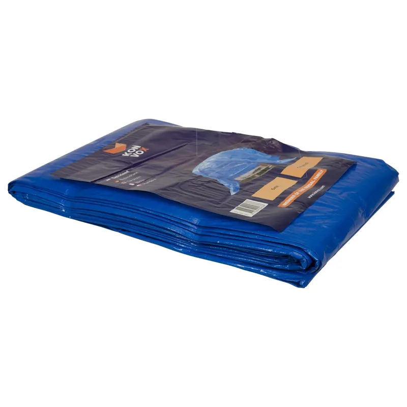 Konvox VPML1400-3088 bâche de protection - 130g - bleu - 5x6m