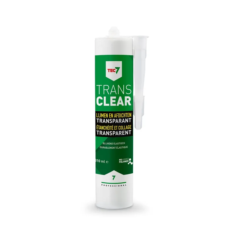 TEC7 Trans Clear - Mastic d‘étanchéité et colle universel transparent