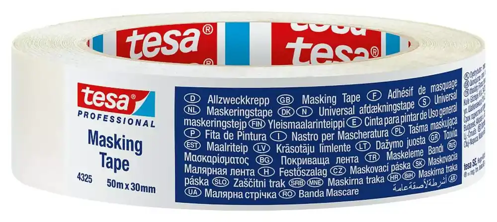 Tesa 04325 Precision Mask Masking Tape - Crème - 38mm x 50m