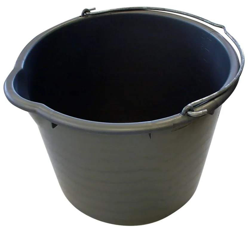 Gripline EMM00120-0811 Specials - Seau de maçon - 12L - noir