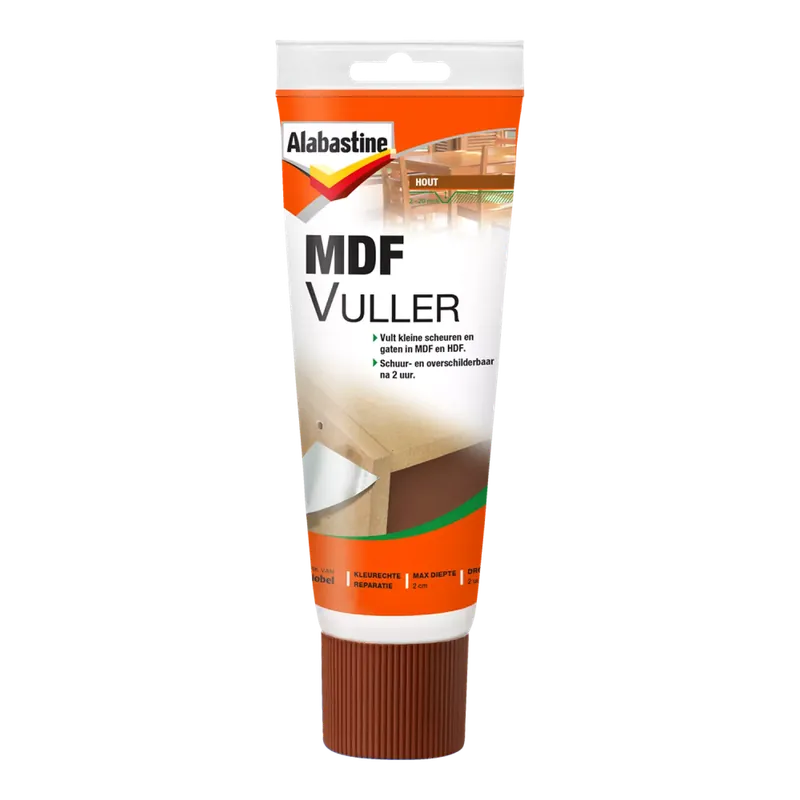 Alabastine Remplissage Mdf - Pâte - Marron clair - 330g