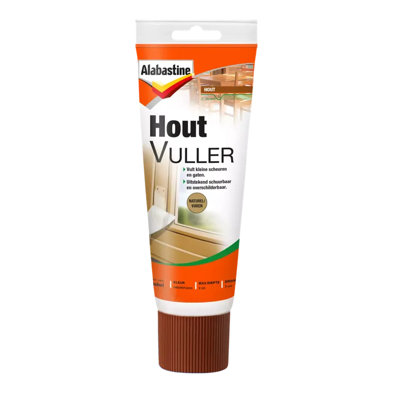 Alabastine Remplissage de bois - Pâte - Naturel/Épicéa - 330gr