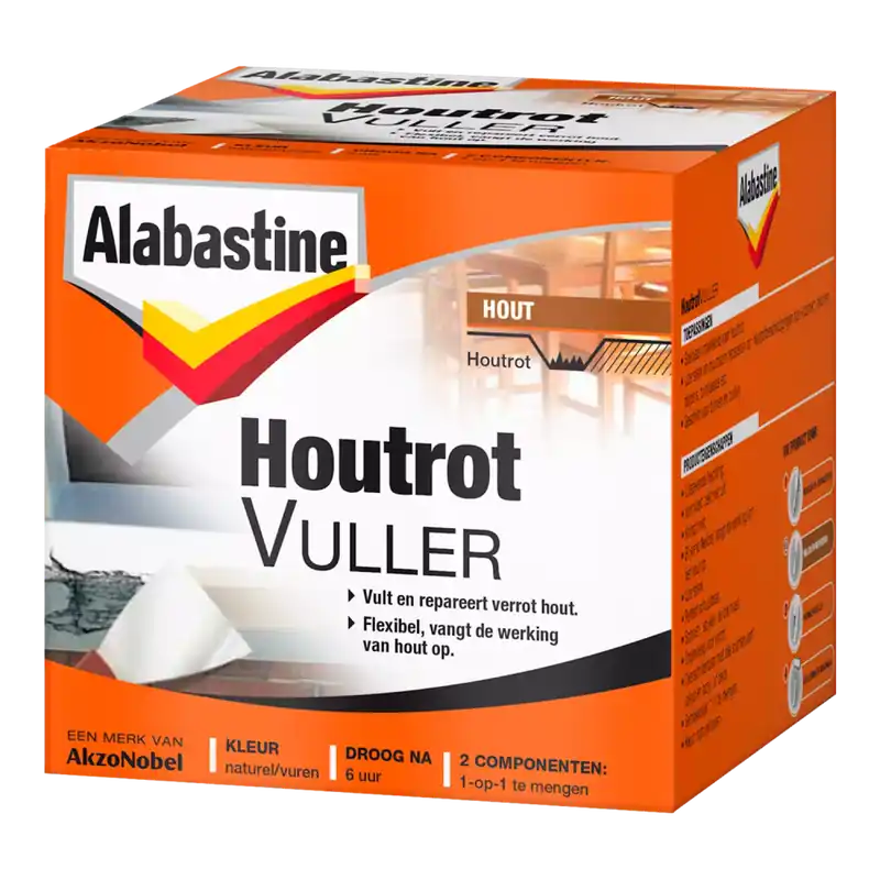 Alabastine Remplissage de bois pourri - Poudre - Naturel/Épicéa - 500gr