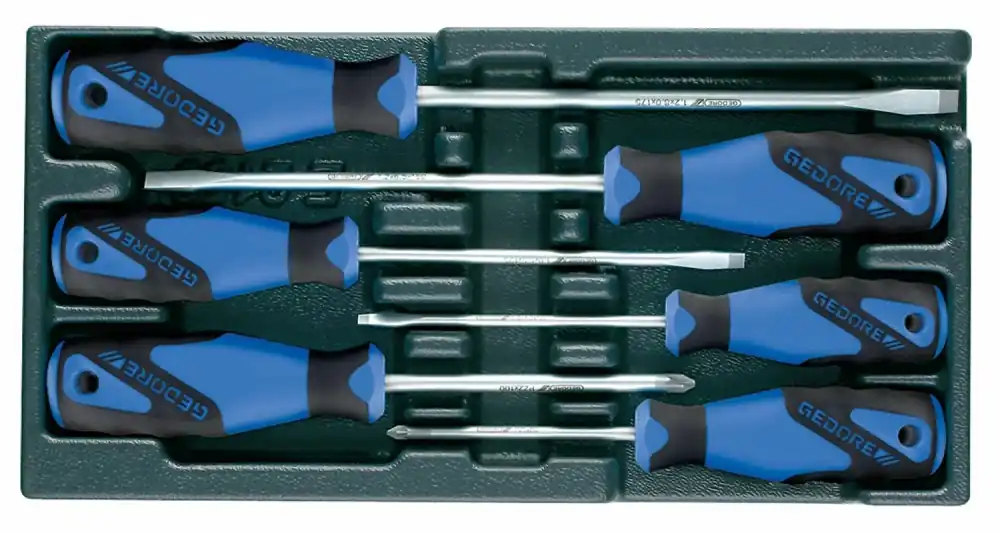 Gedore 1500 ES-2150 PZ Jeu de tournevis 3-C dans un module d‘outils 1/3