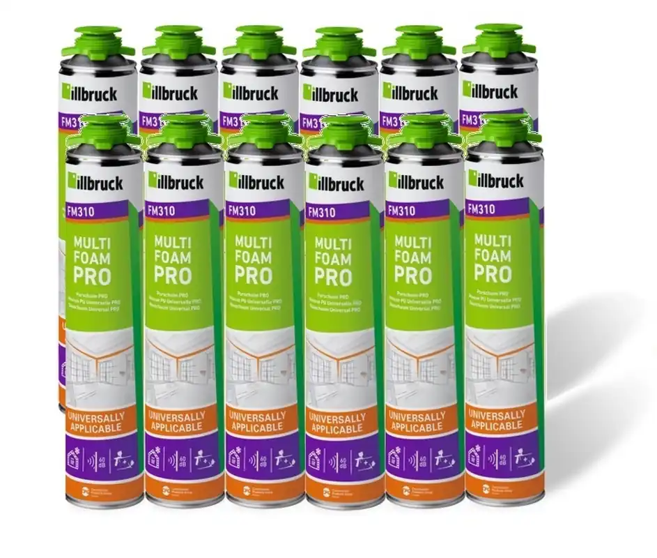 Illbruck FM310 - Mousse de polyuréthanne - 750ml - Lot de 12
