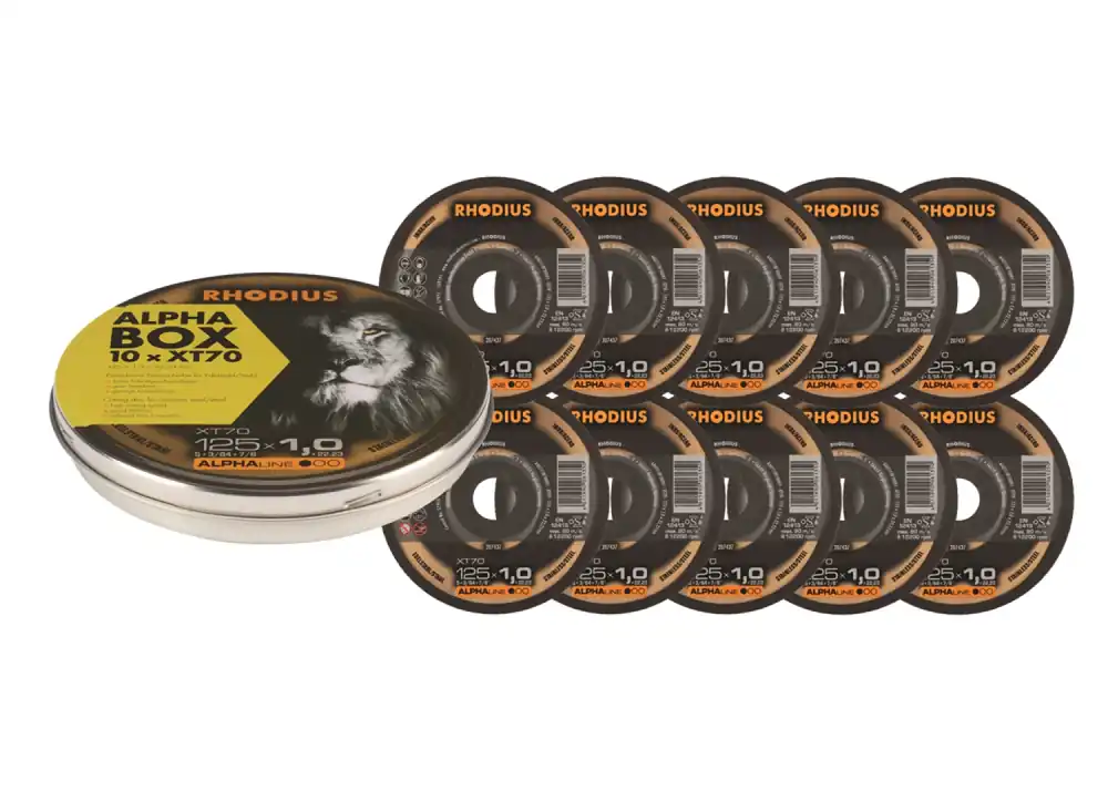 Rhodius 208226 - Disque de tronçonnage extra-fin - 125 x 1,0 x 22,23 - 125 mm