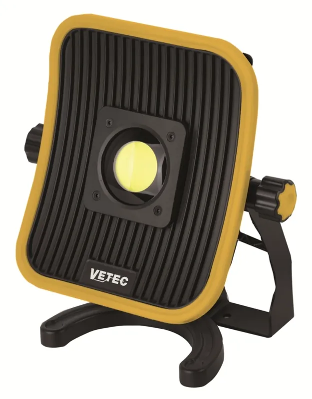 Vetec 55.106.73 Lampe de chantier LED DUAL 7.4V Batterie - 30W - Rechargeable - 2700Lm - IP54