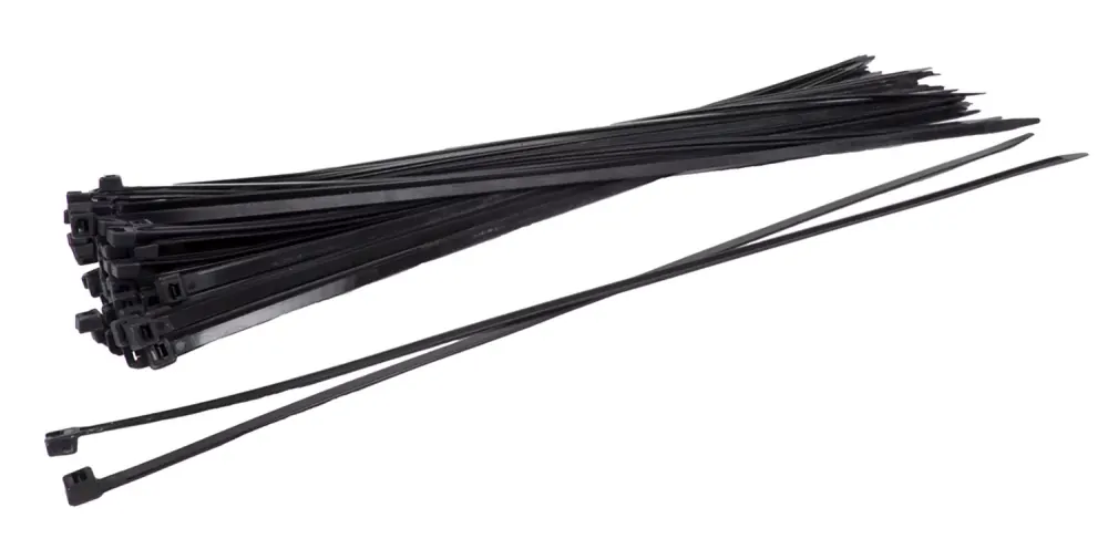 Kortpack 990260 - Serre-câbles - noir - 3.6 x 200mm (100pcs)