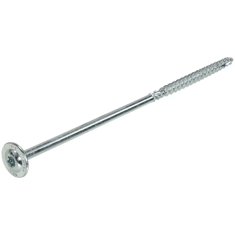 DynaPlus 0286.01.63801 Vis à bois - Tête à collerette - Filetage partiel - Intérieur - TX40 - 8,0 x 280/100 mm (50 pièces)