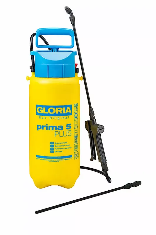 Gloria Prima 5 Plus - Pulvérisateur à pression - résistant aux acides - 5L