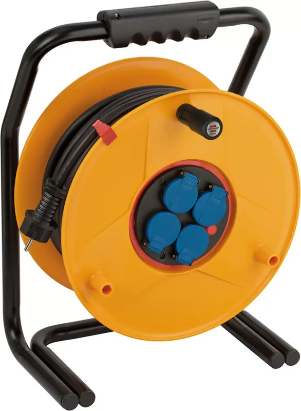 Brennenstuhl 1317704 Enrouleur de câble Brobusta Bretec - H07RN-F 3G2,5 - 40m (FR)