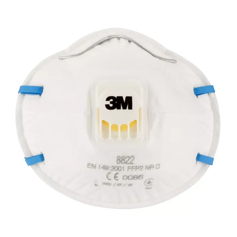 3M Masque protection pour outillages et ponçage manuel 8822 - FFP2 - avec soupape - 3/PK -