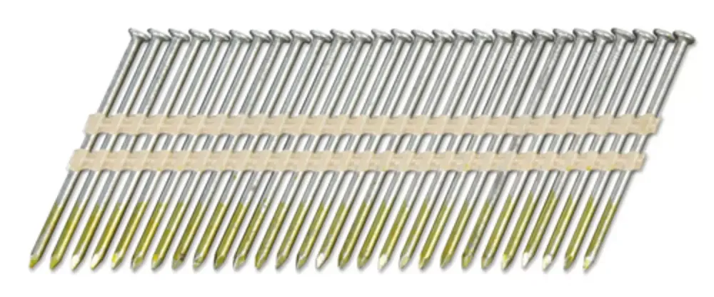 HiKOKI 753643 Clous - Tête O - 21° - Geringd - Brillant - 2,8 x 65 mm (3000 pièces)