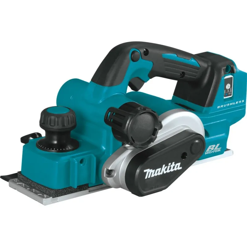 Rabot sans-fil Makita DKP181ZU - 18V Li-ion - 82 mm - 3 mm - AWS - Machine seule