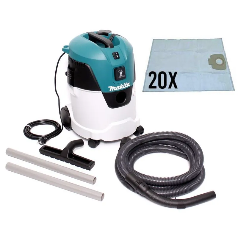 Makita VC2512L Aspirateur de chantier - 1000 W - 20 sacs à poussière - classe L - 18 L