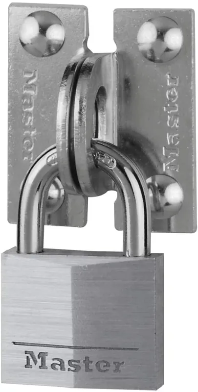 Master Lock P21665 Cadenas Set de cadenas en aluminium 40mm et 2 cosses de cadenas