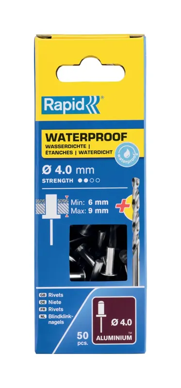 Rapid 312326 Rivets étanches Ø4.0x12mm