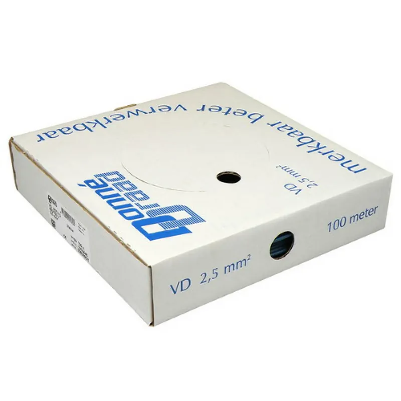 Donné Draad 17273 - Fil électrique - bleu - 100m x 2,5mm²