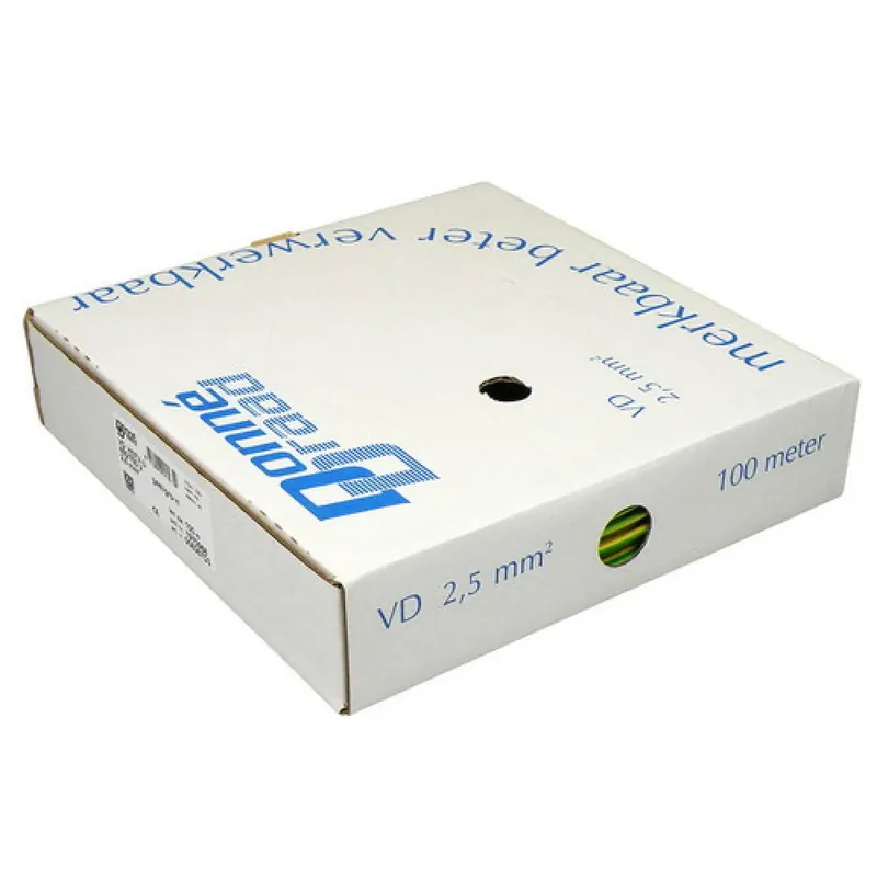 Donné Draad 17287 - Fil électrique - jaune/vert - 100m x 2,5mm²