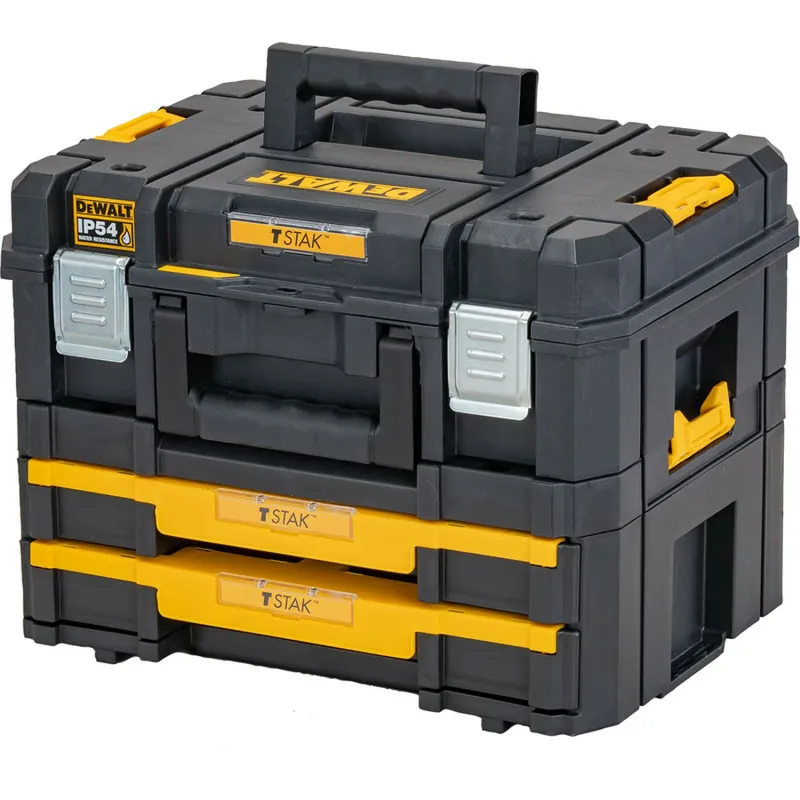 DeWALT DWST83395-1 TSTAK-Box II combokit - Mallette - 2 tiroirs